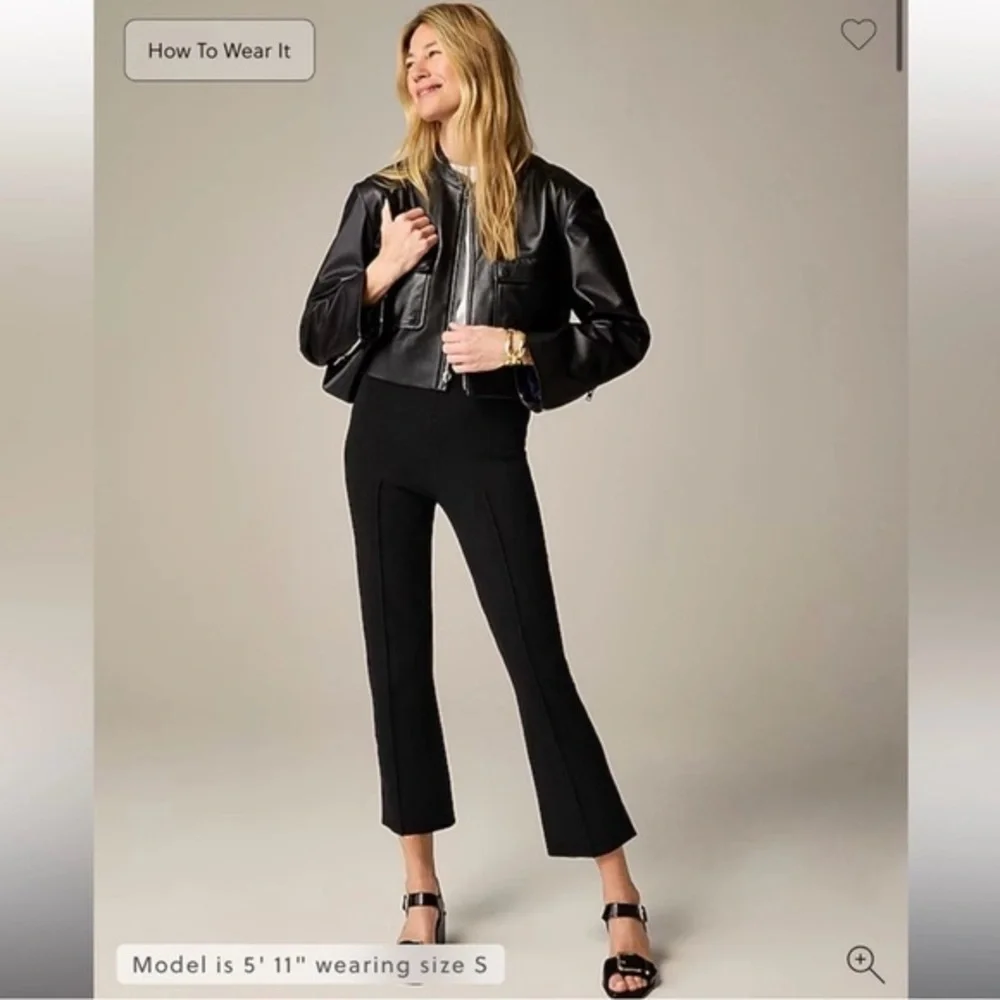 🥽 NWT J. Crew Delaney Kickout Sweater pants: